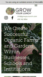 Mobile Screenshot of growyourlunch.com